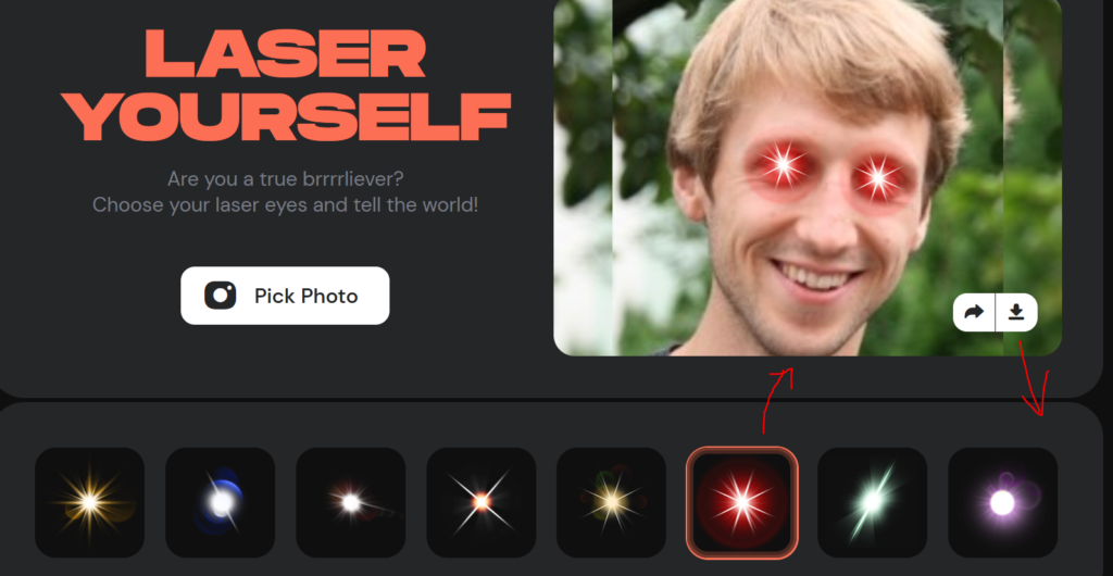 How to Add Bitcoin Laser Eyes to Profile Pic? – Blockchain Education Everybody